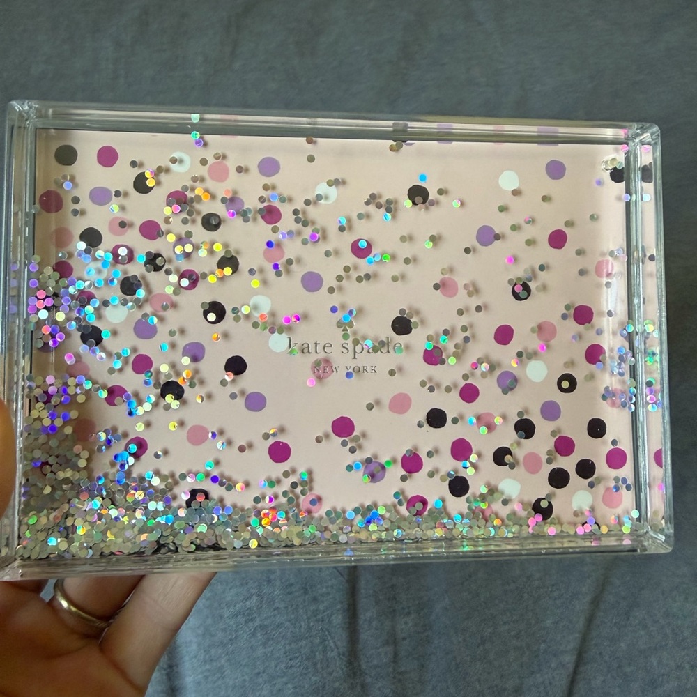Kate Spade confetti Glitter picture Frame